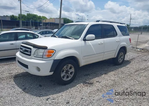 2003 Toyota Sequoia Limited V8 из США, поврежденный, VIN 5TDZT38A43S203570